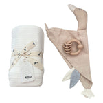 Ecosprout Baby Gift Sets Gift Box : Croc Rattle & Muslin Cloths