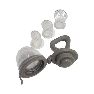 Ecosprout Nursing & Feeding Silicone Feeding Teether Set : Stone