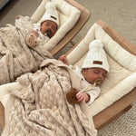 Ecosprout Blanket Vintage Cotton Baby Blanket: Hazelnut