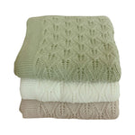 Ecosprout Linens & Bedding Vintage Cotton Baby Blanket: Sage