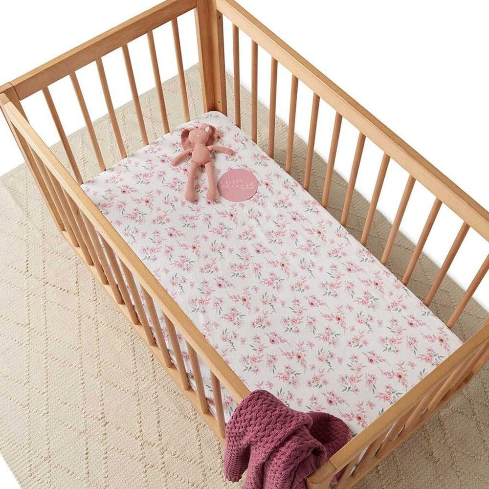 Snuggle Hunny Kids Linens & Bedding Fitted Cot Sheet : Camille