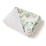 Snuggle Hunny Kids Bath Towels & Washcloths Organic Hooded Bath Towel : Eucalypt