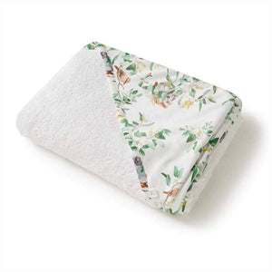 Snuggle Hunny Kids Bath Towels & Washcloths Organic Hooded Bath Towel : Eucalypt