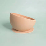 Ash & Co Nursing & Feeding Silicone Scooped Suction Bowl : Apricot