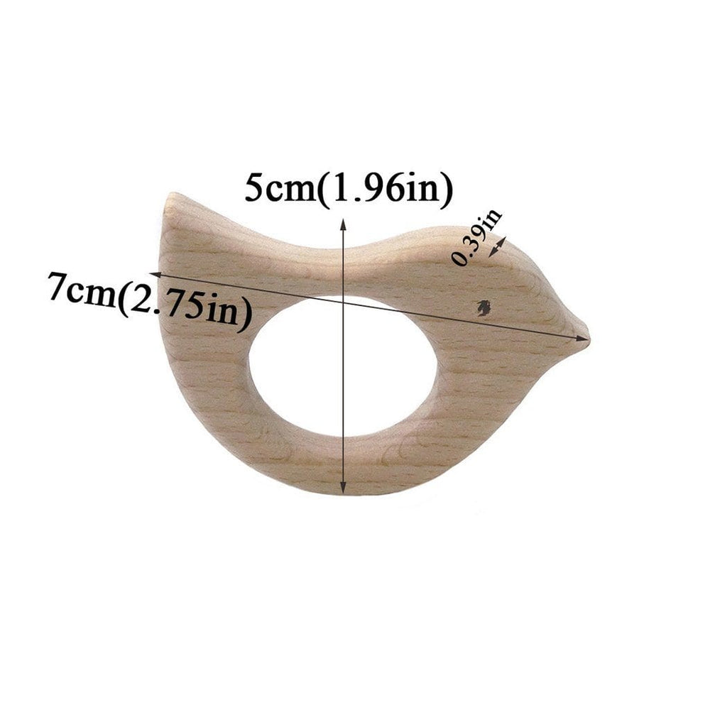 Wooden Animal Teether : Bird Teether Ecosprout 