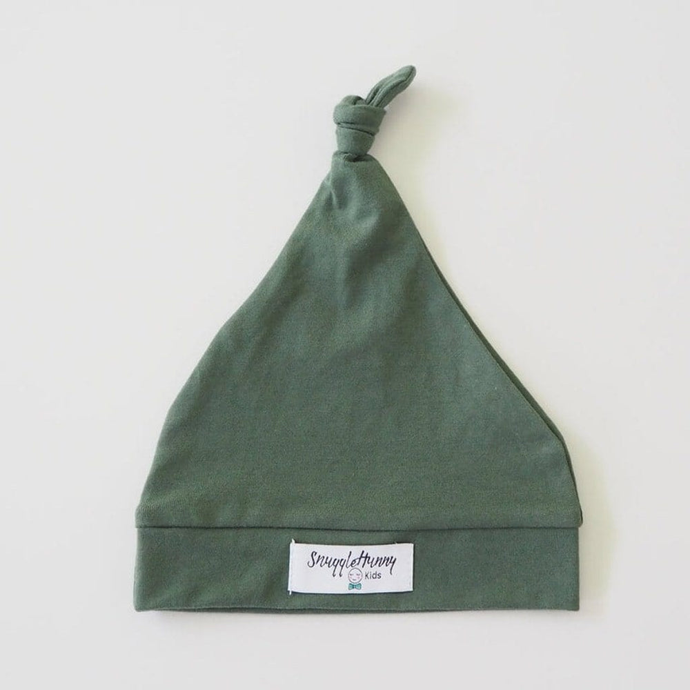 Knotted Beanie : Olive Baby Accessory Snuggle Hunny Kids 