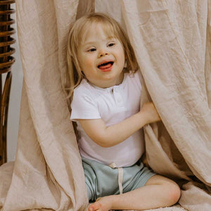 Snuggle Hunny Kids Clothing Organic Baby Shorts : Sage