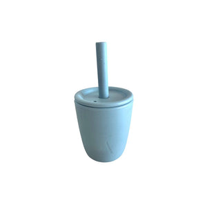 
            
                Load image into Gallery viewer, Ash &amp;amp; Co Nursing &amp;amp; Feeding Silicone Smoothie Cup &amp;amp; Straw : Sky
            
        