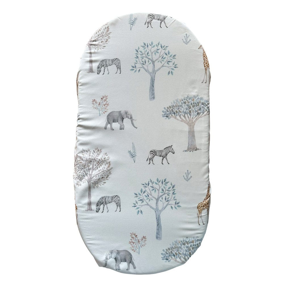 Ecosprout Linens & Bedding Bassinet/Change Sheet : Safari