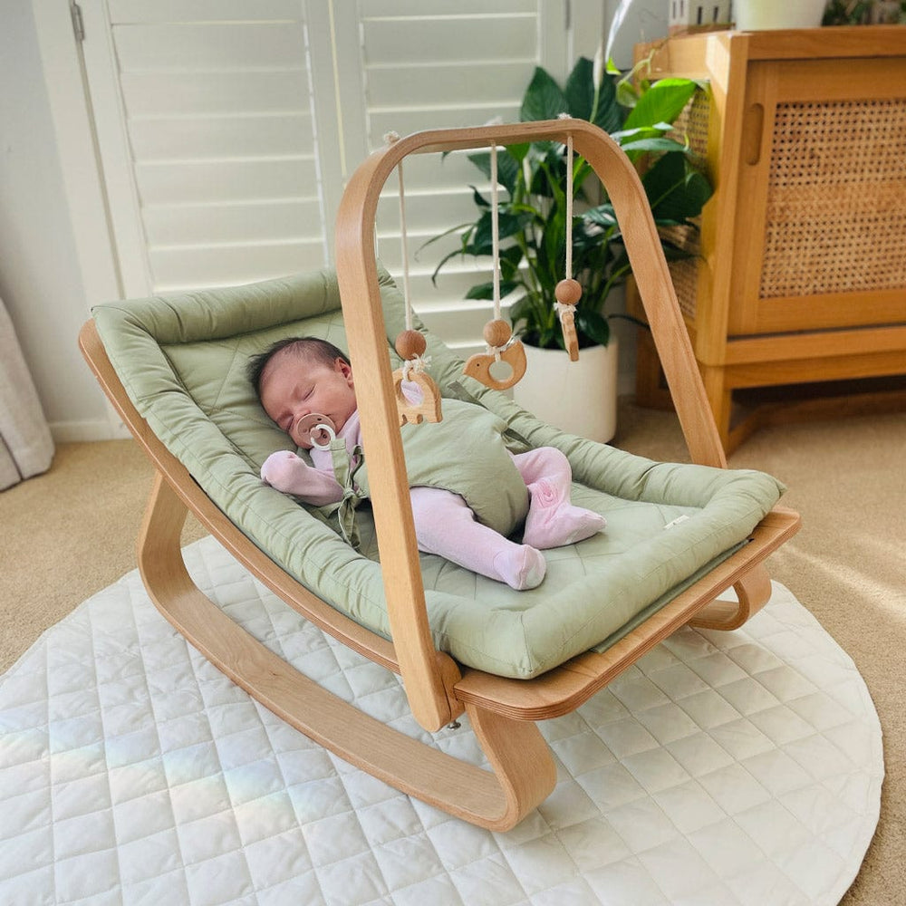 Ecosprout Baby Bouncers & Rockers Bundle | Baby Rocker Set : Sage (20% off)