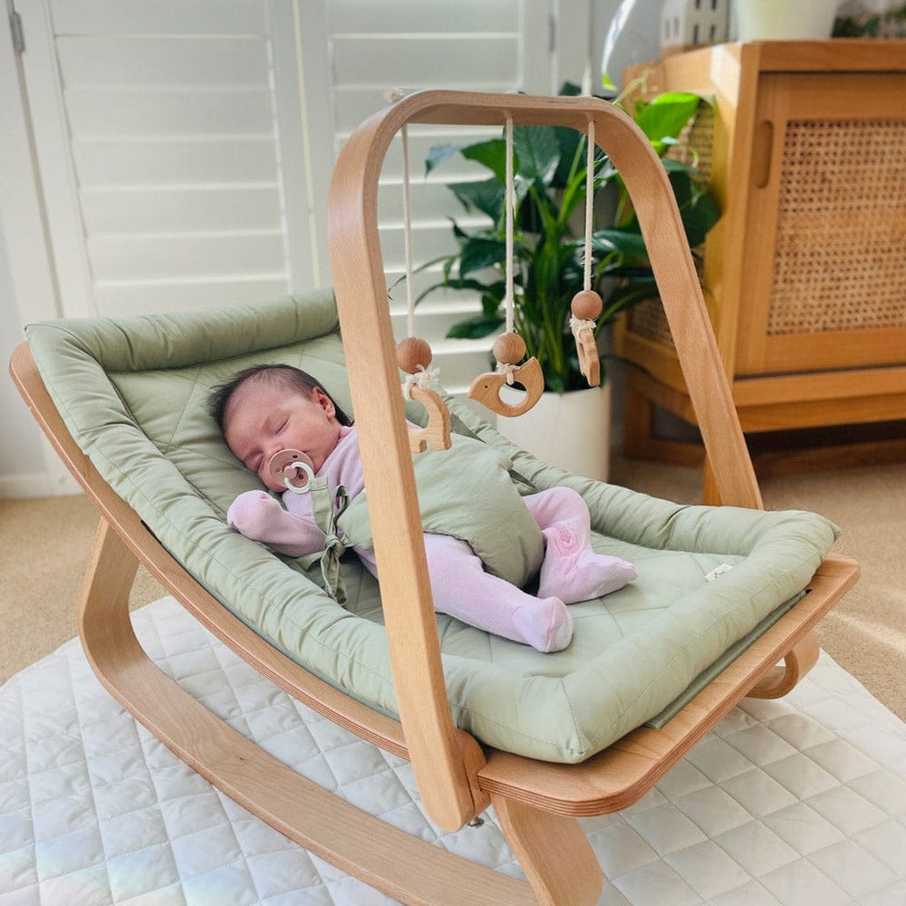 Ecosprout Baby Bouncers & Rockers Bundle | Baby Rocker Set : Sage (20% off)