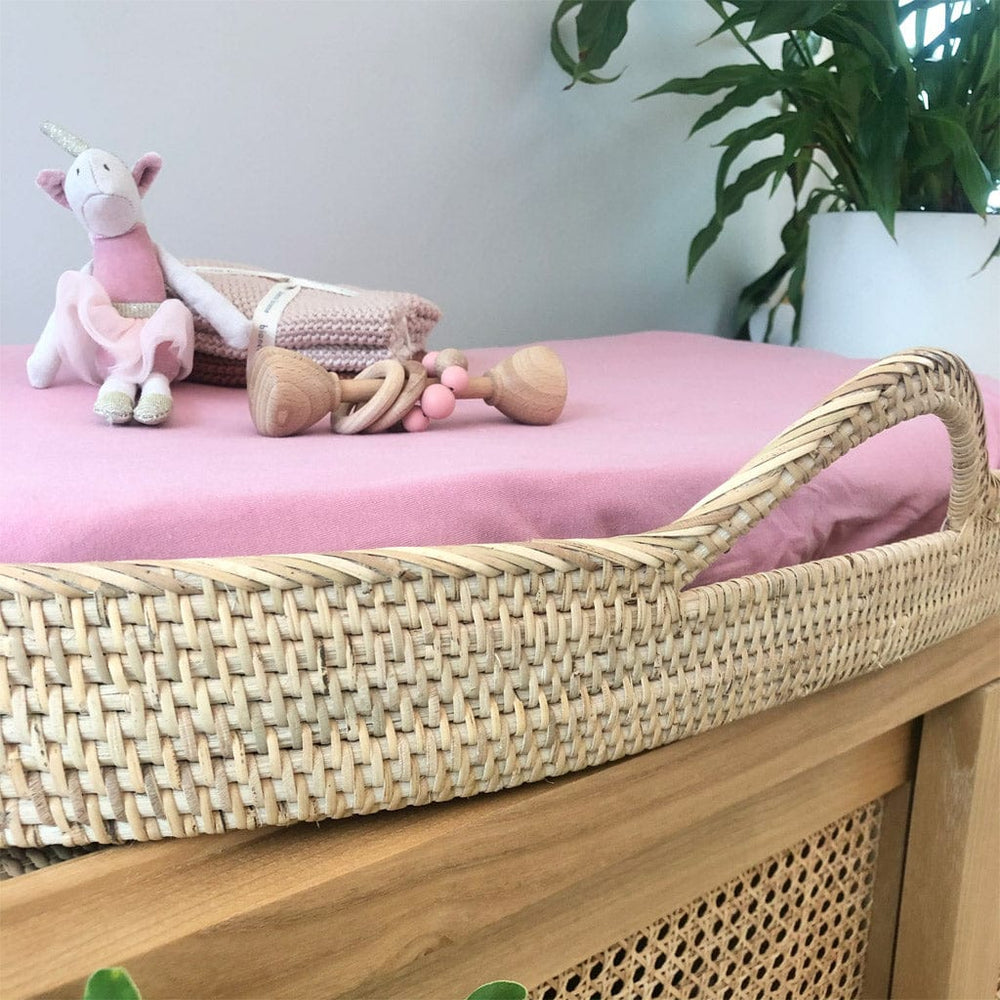 Ecosprout Changing Tables Bundle : Rattan Changing Basket