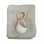 Ecosprout Baby Gift Sets Gift Box : Crochet Pear & Cotton Blanket