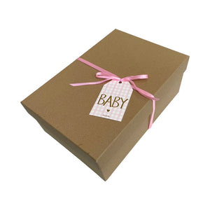 Ecosprout Baby Gift Sets Gift Box : Ivory Muslin & Organic Natural Blanket