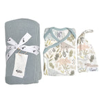 Ecosprout Baby Gift Sets Gift Box : Sweet Dreams Sky Gray & Sleep Gown Set