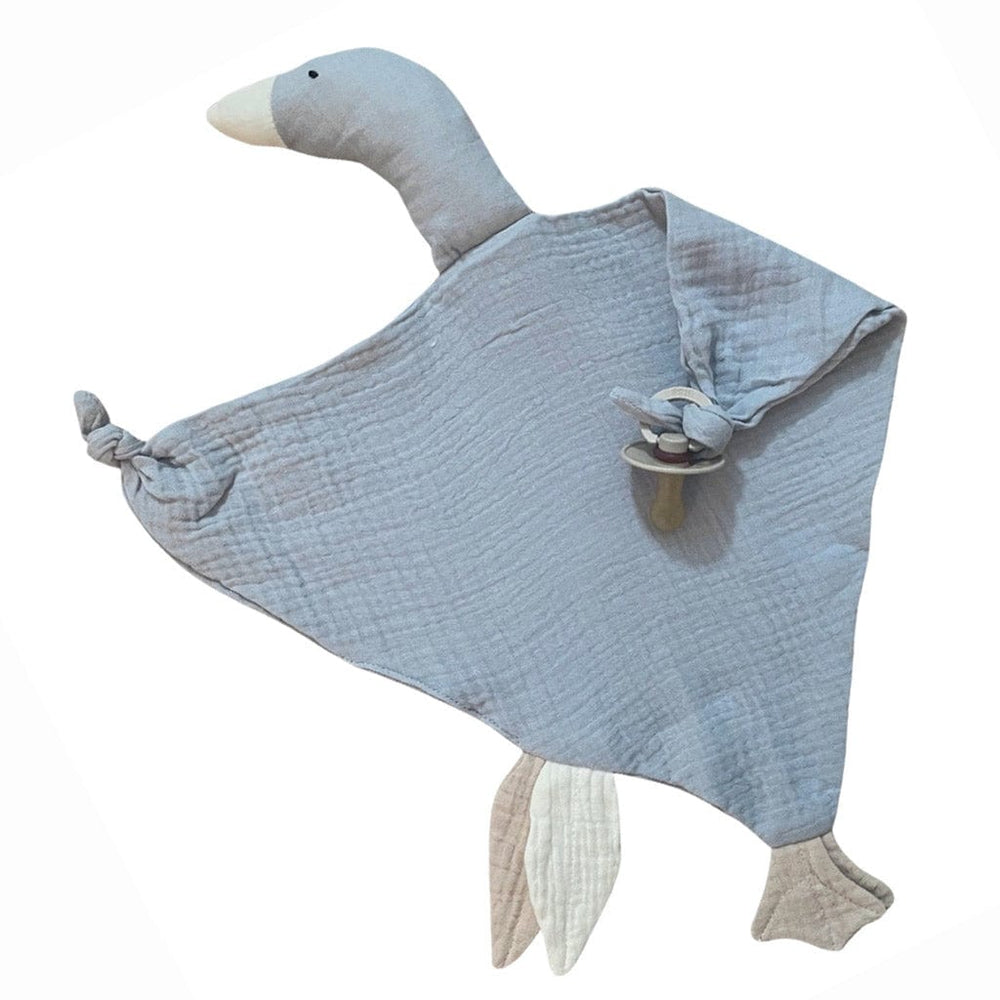 Ecosprout Baby Toys & Activity Equipment Muslin Goose Comforter : Sky