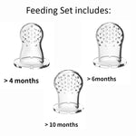 Ecosprout Nursing & Feeding Silicone Feeding Teether Set : Mauve