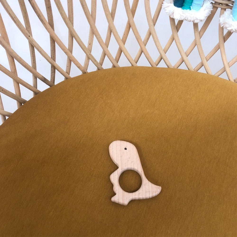 Ecosprout Baby Soothers Wooden Teether/Playgym Toy : Dino