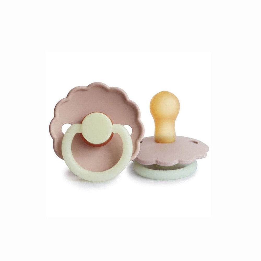 
            
                Load image into Gallery viewer, Frigg Baby Soothers FRIGG Daisy Night Pacifier Size 1 : Blush
            
        