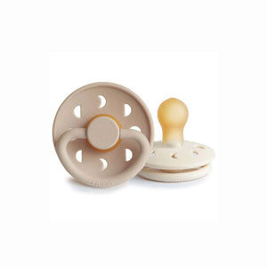 
            
                Load image into Gallery viewer, Frigg Baby Soothers FRIGG Moon Phase Pacifier Size 2 : Cream/Croissant
            
        