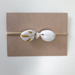 Luna's Treasures Baby & Toddler Stretchy Headband with Muslin Bow : Soleil