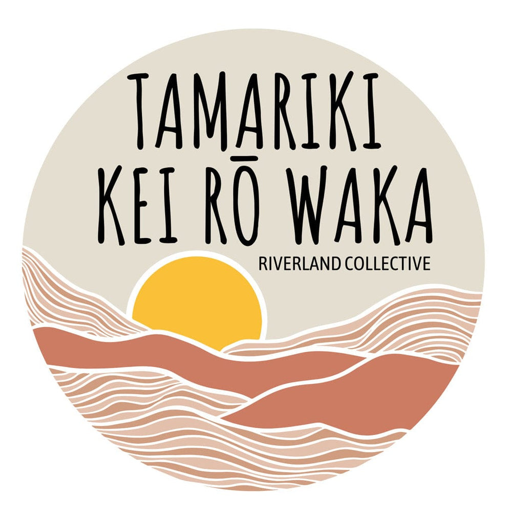 Riverland Collective Sunrise : Tamariki Kei Rō Waka Sticker