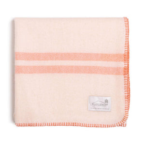
            
                Load image into Gallery viewer, Ruanui Station Blanket Lambs Wool Baby Cot Blankets : Piki Pink
            
        