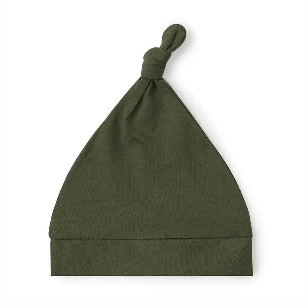 
            
                Load image into Gallery viewer, Snuggle Hunny Kids Baby Accessory Knotted Beanie : Olive
            
        