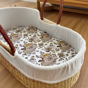 The Young Folk Collective Co-Sleeper Moses Basket Liner : Heirloom