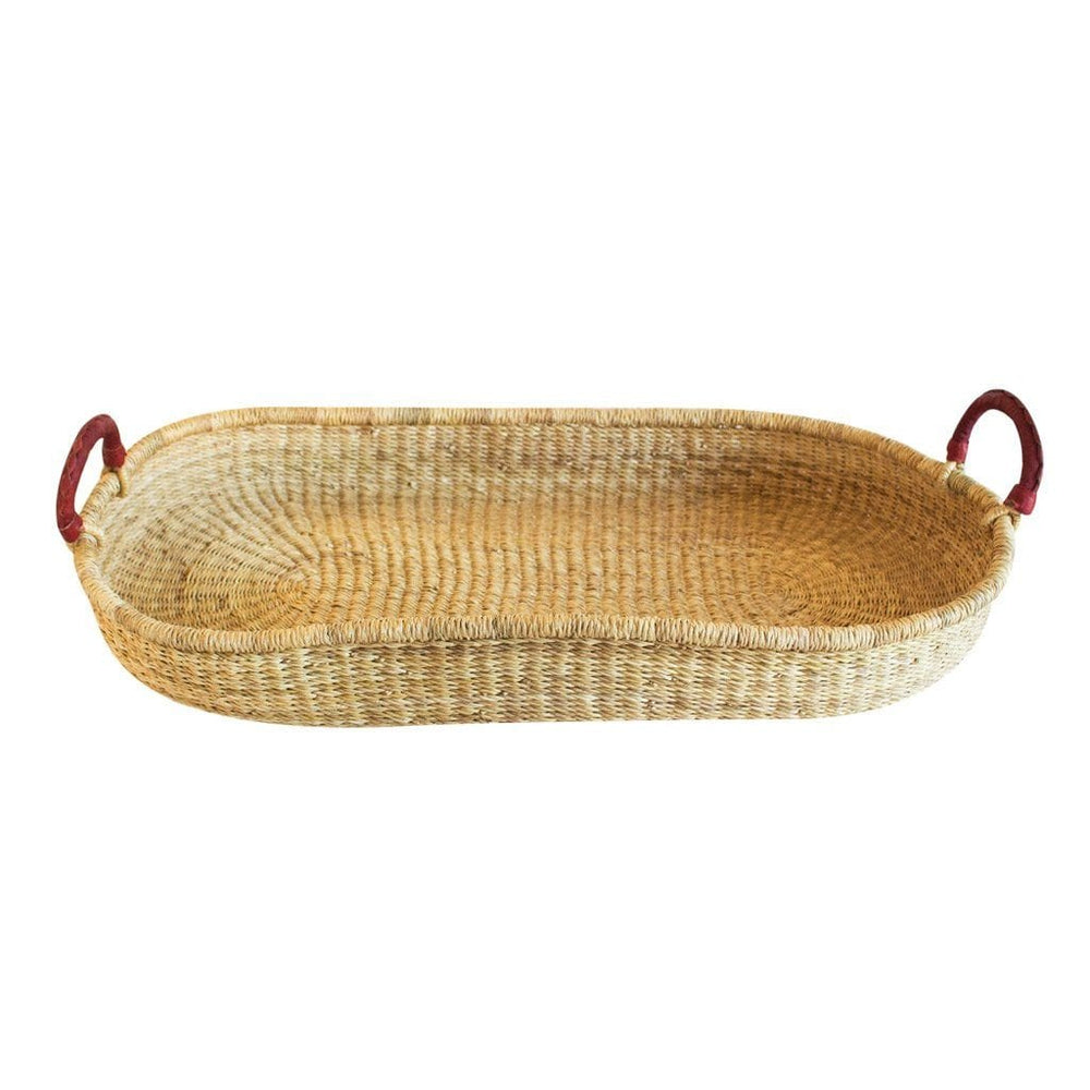Adinkra Bundle | African Changing Basket - Natural Tan Handles