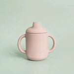 Ash & Co Nursing & Feeding Silicone Sipper Cup with Handles : Blush