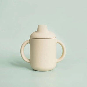 
            
                Load image into Gallery viewer, Ash &amp;amp; Co Nursing &amp;amp; Feeding Silicone Sipper Cup with Handles : Sand
            
        