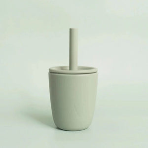 
            
                Load image into Gallery viewer, Ash &amp;amp; Co Nursing &amp;amp; Feeding Silicone Smoothie Cup &amp;amp; Straw : Mocha
            
        