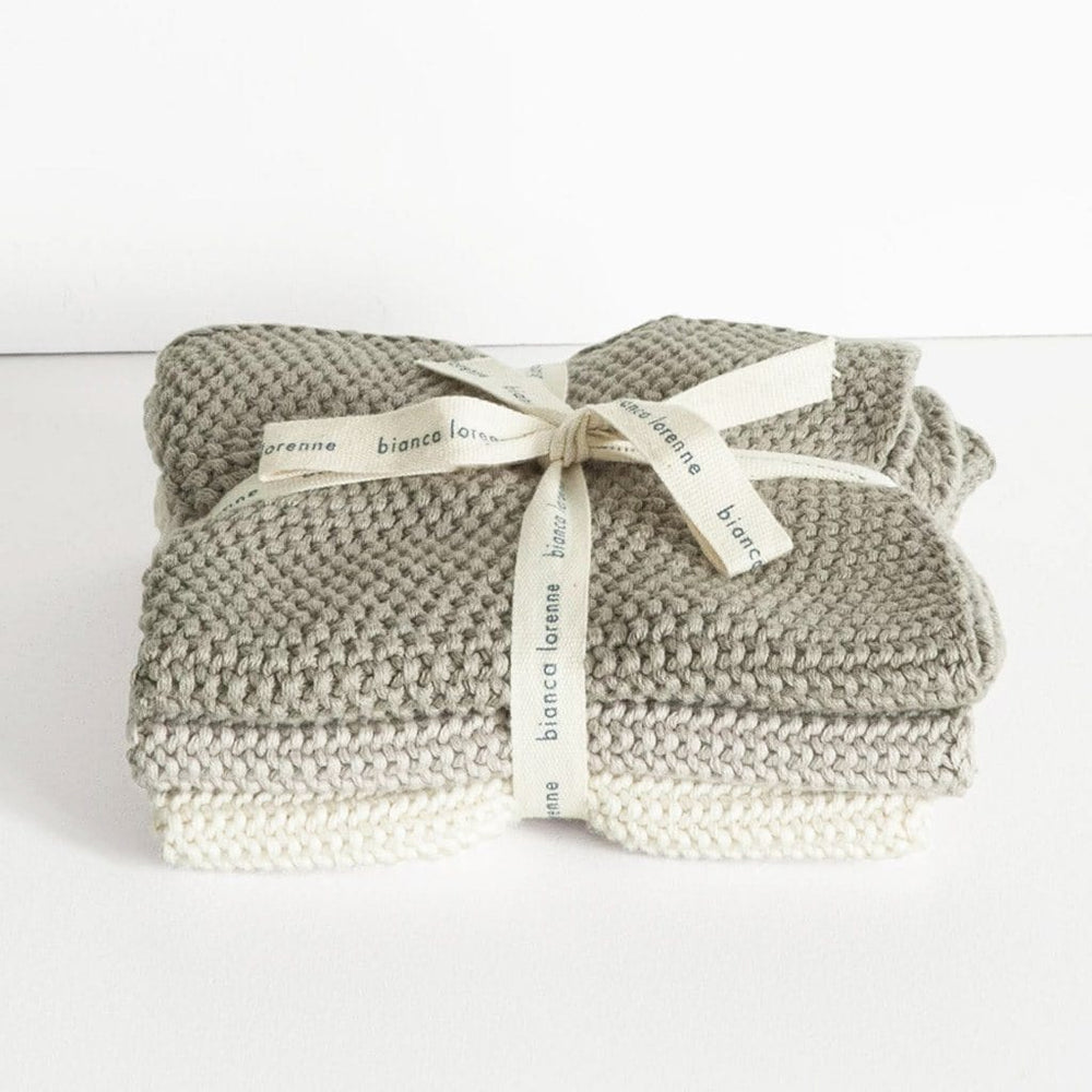 Lavette Washcloths (Set of 3): Taupe Baby Care Bianca Lorenne 