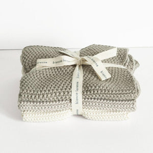 
            
                Load image into Gallery viewer, Lavette Washcloths (Set of 3): Taupe Baby Care Bianca Lorenne 
            
        