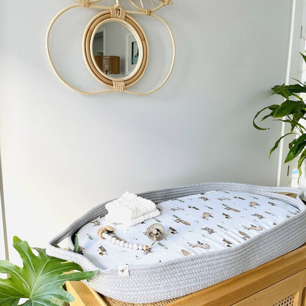 Changing Basket : Soft Dove Grey Ecosprout 