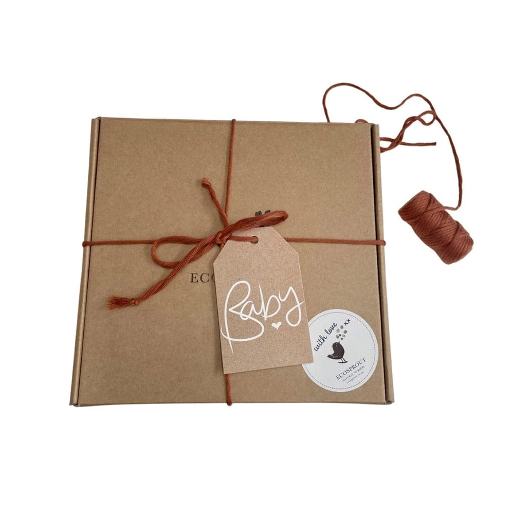 Ecosprout Gift Box Gift Box : Thank you Book & Stick Rattle