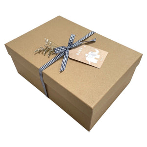Gift Wrapping Service Gift Box Ecosprout Navy Gingham 