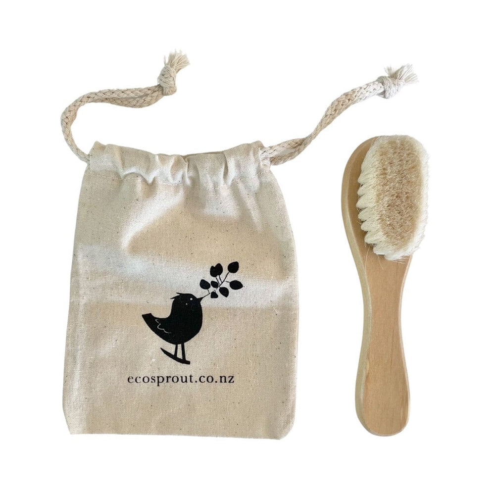 Ecosprout Baby Care Goats Wool Baby Hairbrush