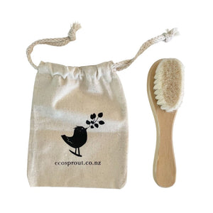 Ecosprout Baby Care Goats Wool Baby Hairbrush