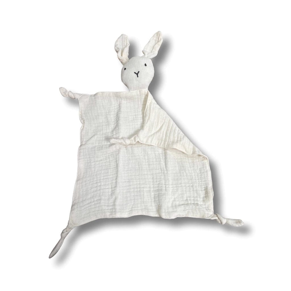 Ecosprout Toys Muslin Bunny Comforter: Ivory