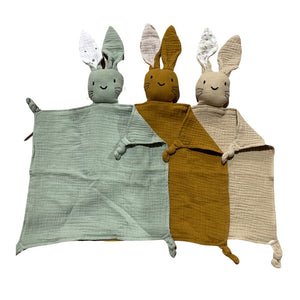 Ecosprout Toys Muslin Comforter Bunny : Sage Star