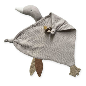 Ecosprout Toys Muslin Goose Comforter : Grey