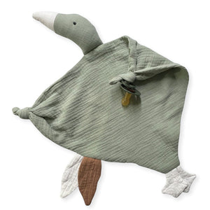 Ecosprout Toys Muslin Goose Comforter : Sage