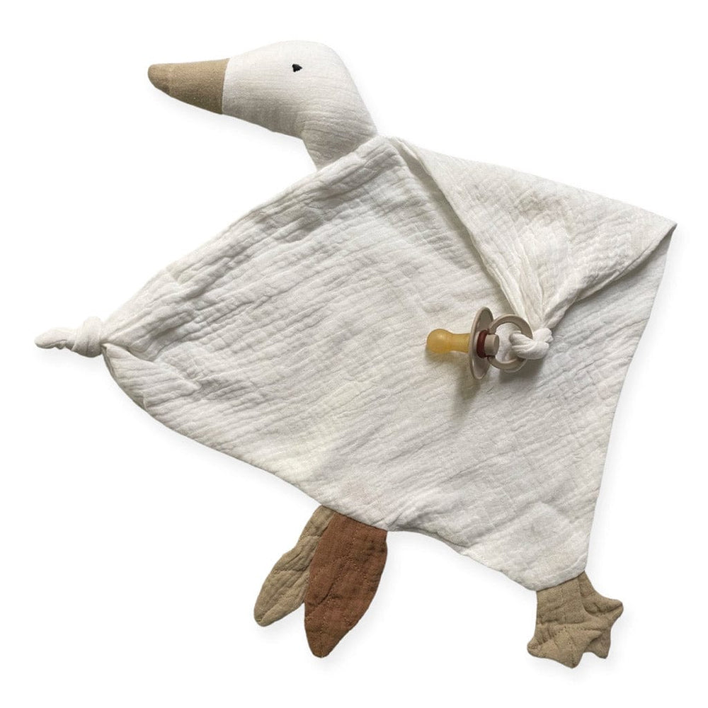 Ecosprout Toys Muslin Goose Comforter : White