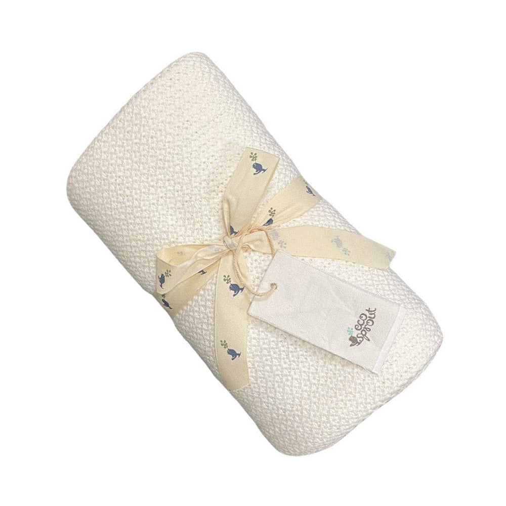 Ecosprout Blanket Organic Cotton Cellular Cot Blanket : Natural