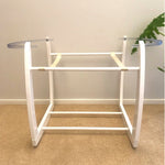 African Moses Basket Rocking Stand : White Nursery Ecosprout 