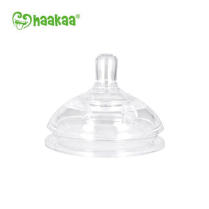 
            
                Load image into Gallery viewer, Silicone Bottle Anti-Colic Nipple | Gen 3 (2pk) Nursing and Feeding Haakaa Slow 
            
        