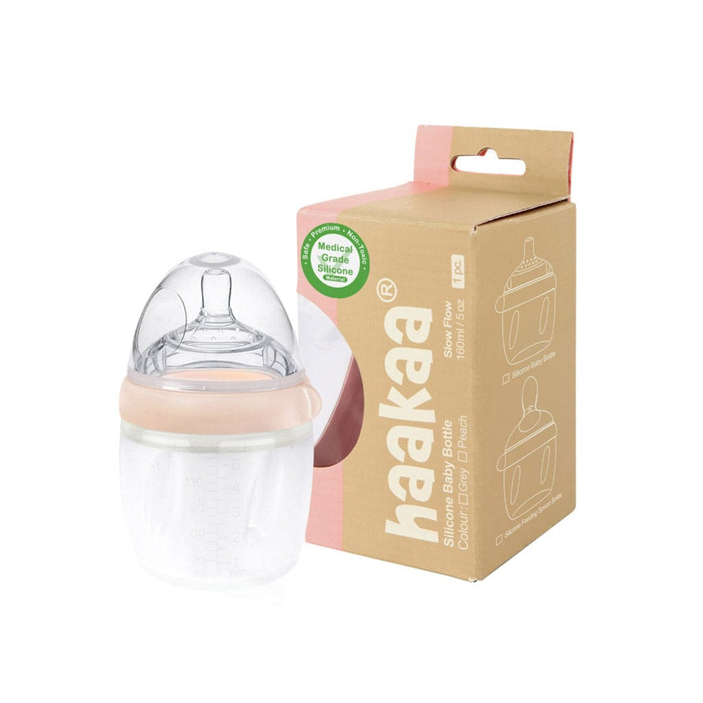 Haakaa Nursing and Feeding 160ml Haakaa Gen 3 160/250ml Silicone Baby Bottle : Peach