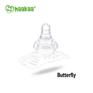 
            
                Load image into Gallery viewer, Breastfeeding Silicone Nipple Shield : Butterfly Nursing and Feeding Haakaa 
            
        